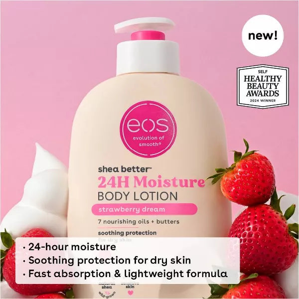 EOS Shea Better 24H Moisture Body Lotion - Strawberry Dream - 16oz