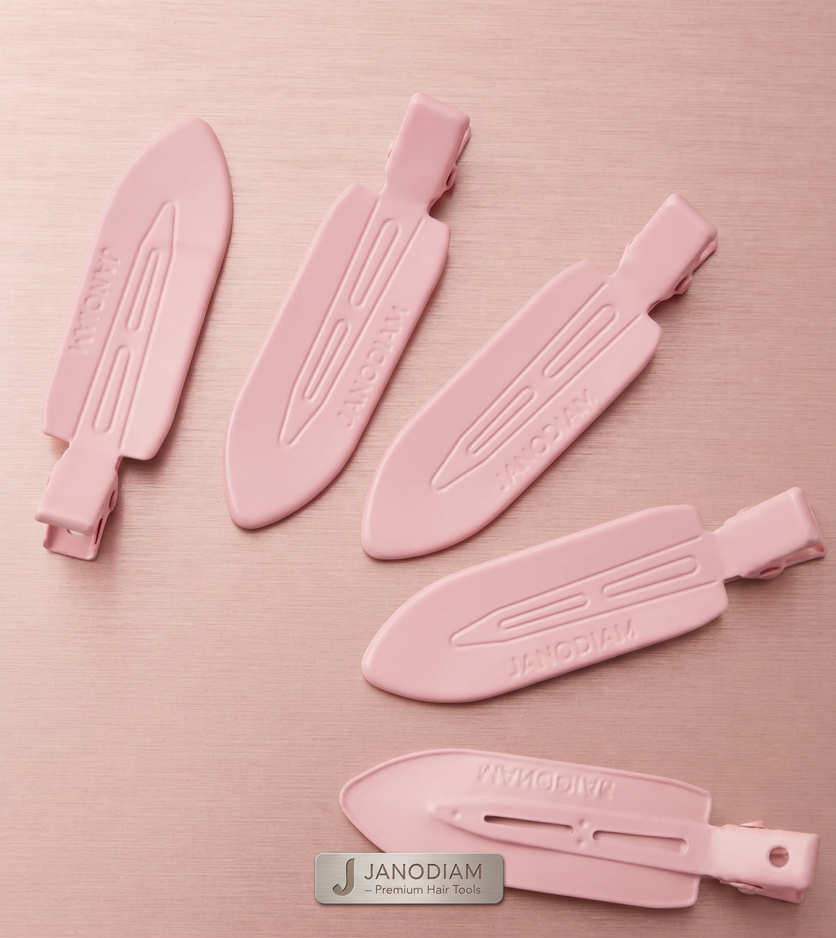 Pinzas para el cabello de metal x 4 UND