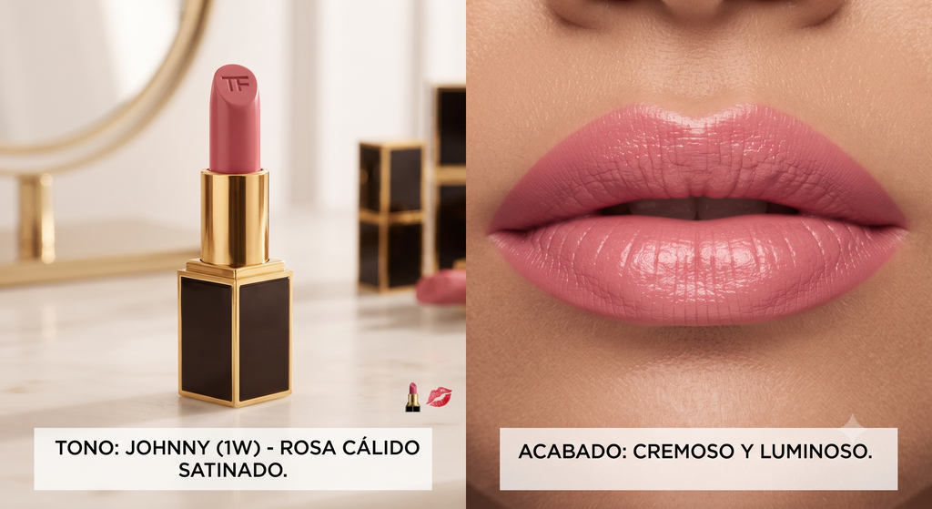 TOM FORD LIP COLOR ROUGER A LEVRES SHADE 1W JOHNNY