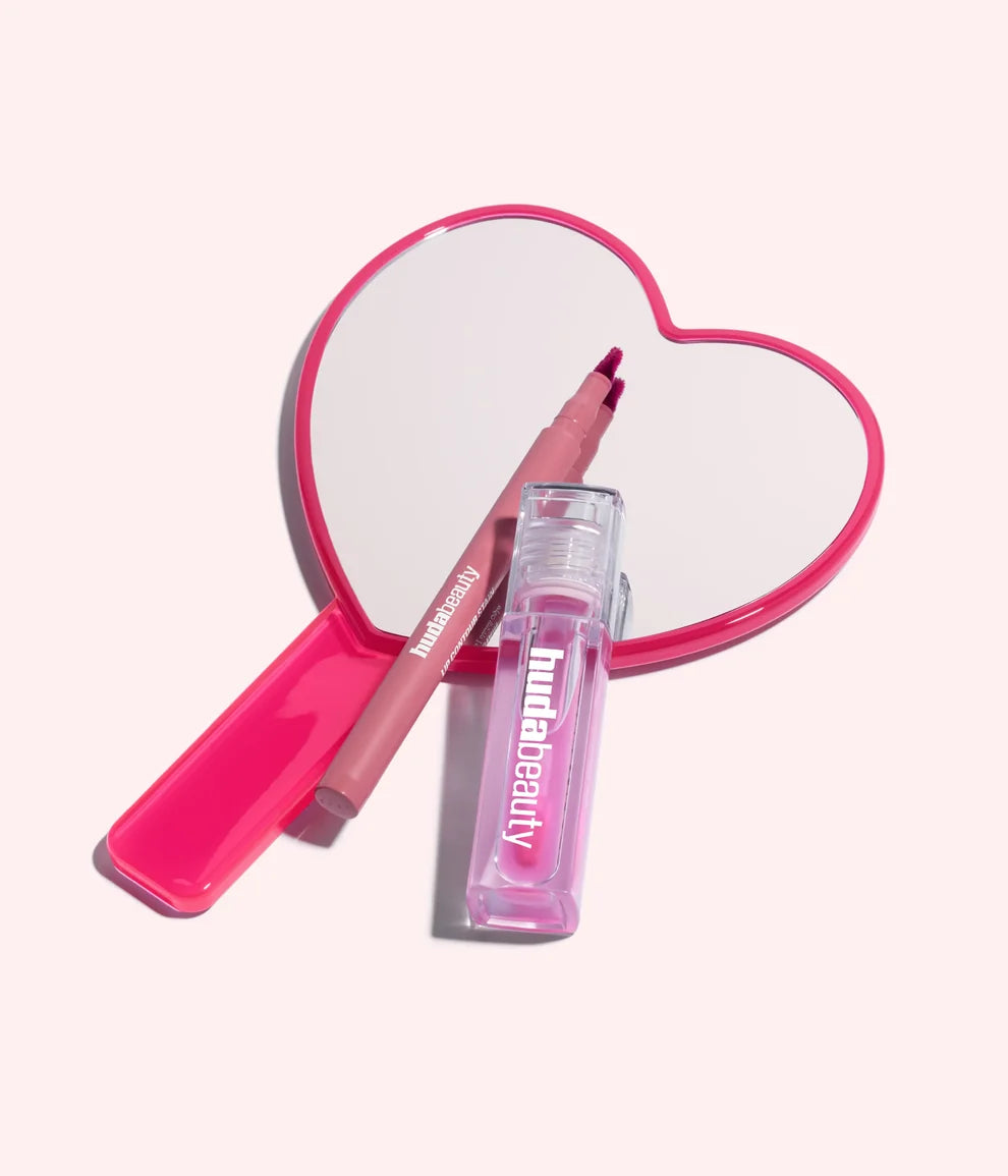 HUDA BEAUTY GLOSSY HEART MIRROR