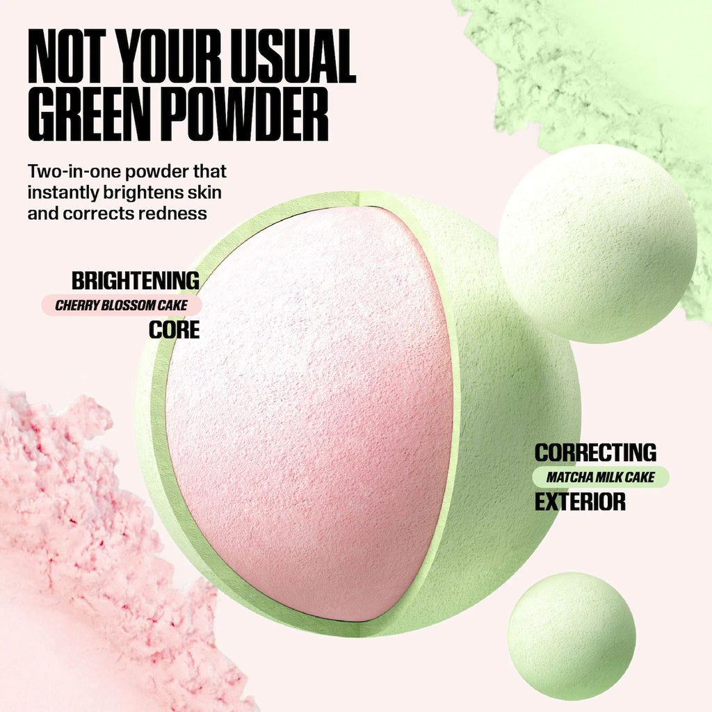HUDA BEAUTY  Easy Bake Blurring Loose Baking & Setting Powder : Matcha Milk Cake