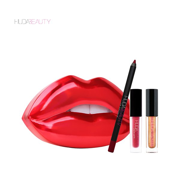 HUDA BEAUTY MATTE & CREAM LIP SET