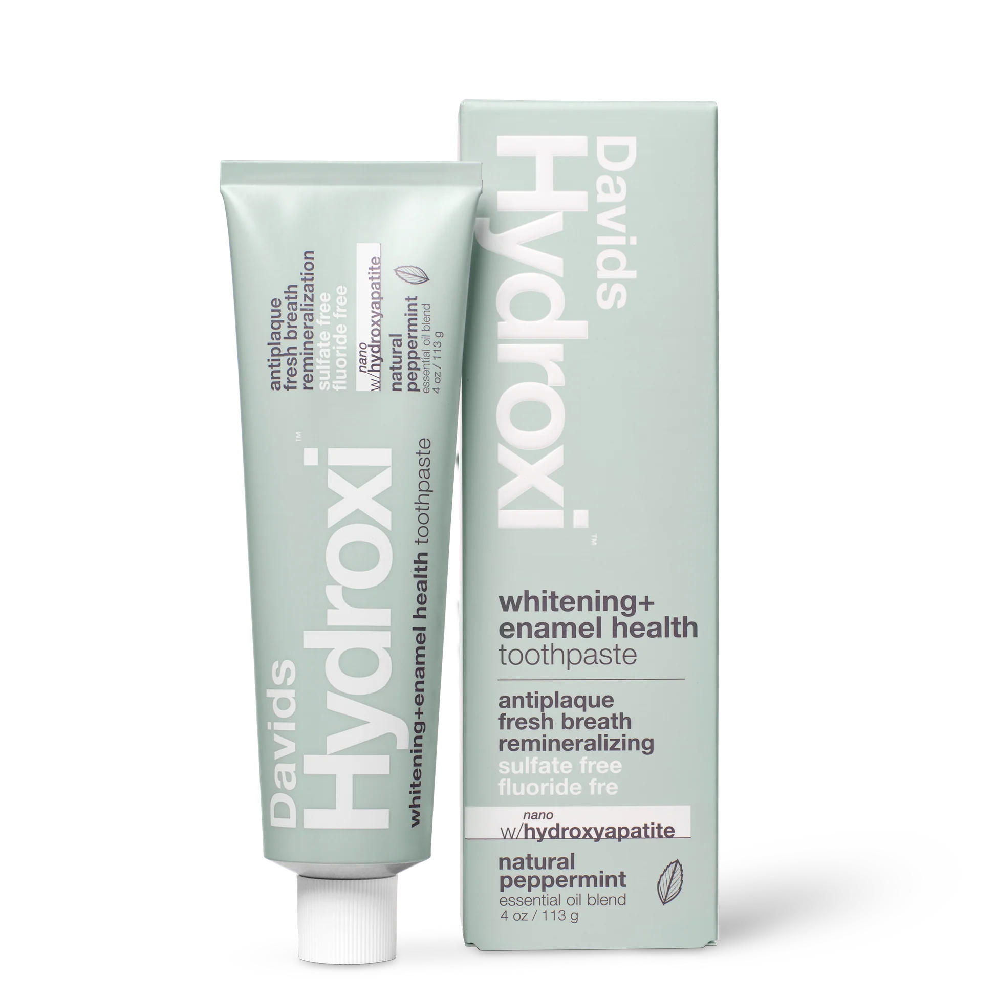 Davids Hydroxi Whitening + Enamel Health Peppermint Toothpaste 50gr