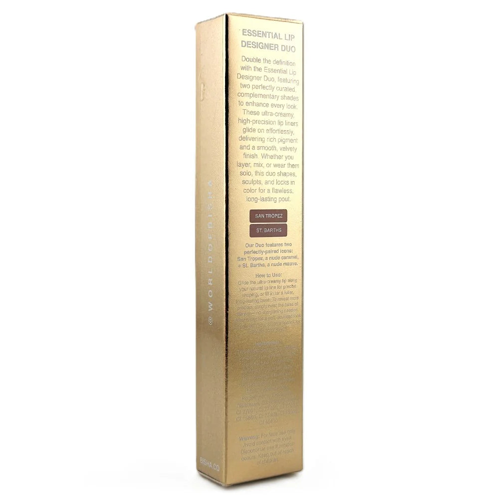 BISHA  Essential Lip Designer Duo in San Tropez & St. Barths