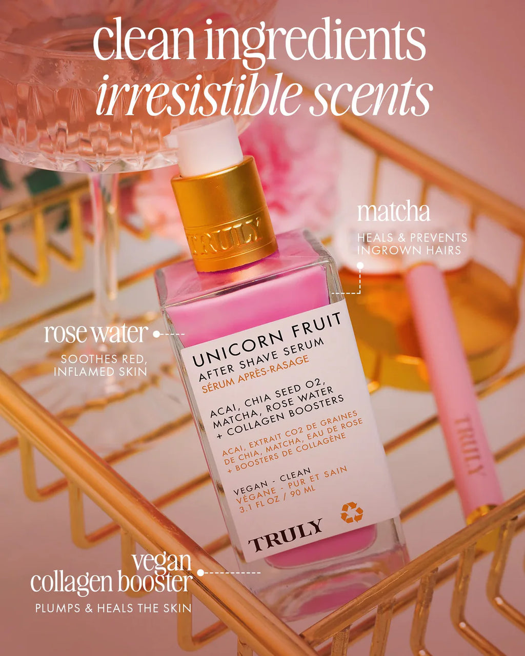 TRULY Unicorn Fruit After Shave Serum Rejuvenating Shave Serum