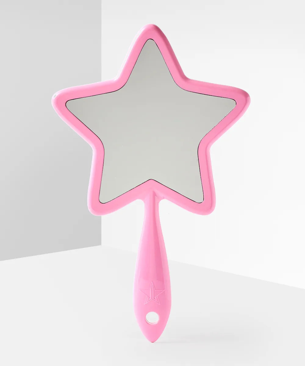 JEFFREE STAR HAND MIRRORS Baby Pink