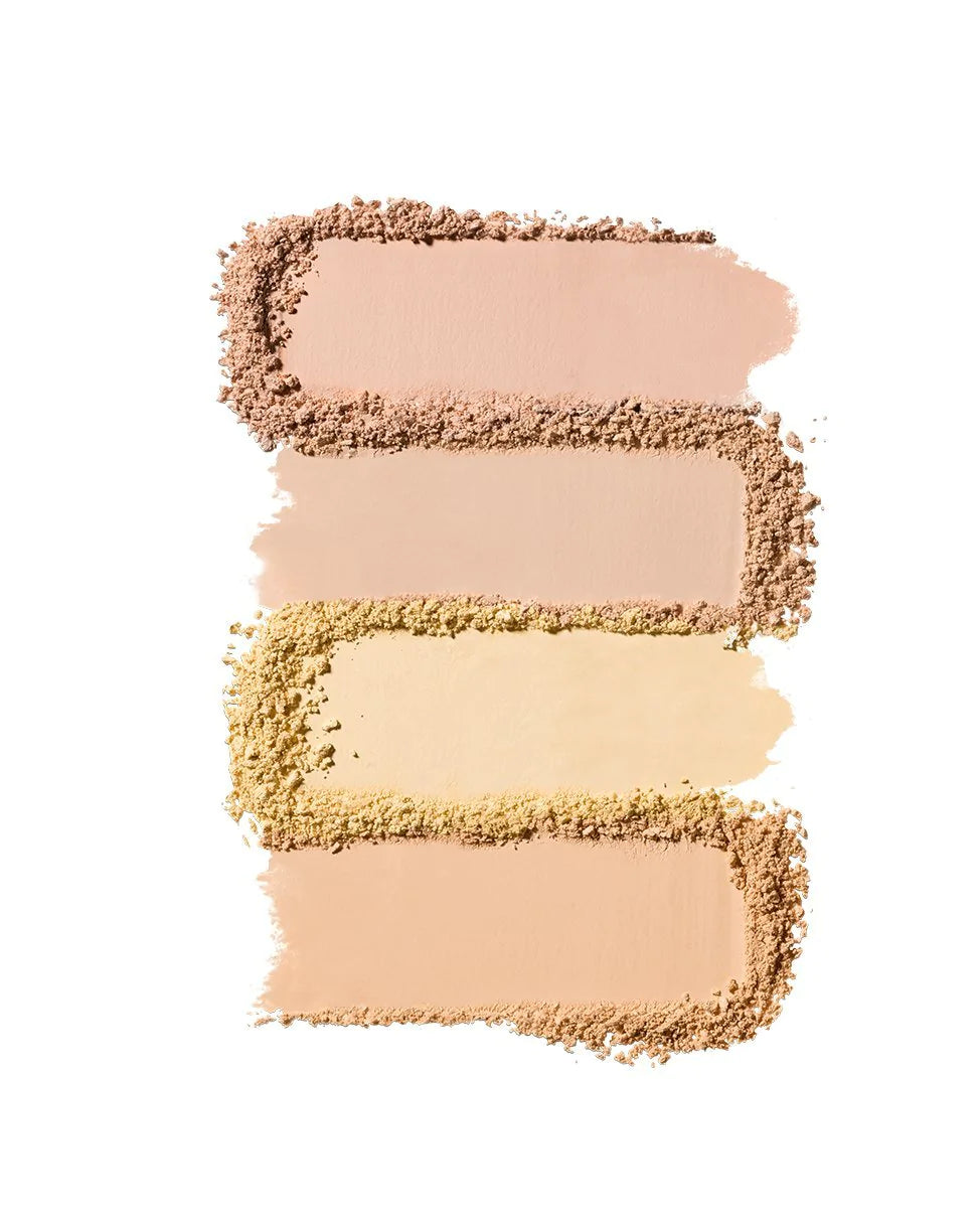 JACLYN COSMETICS FACE IT ALL BRIGHTENING & SETTING PALETTE - LIGHT TO MEDIUM