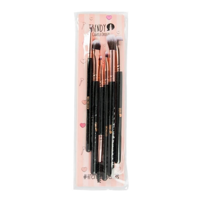 TRENDY Kit Brocha Ojos x 6 Generica BT015