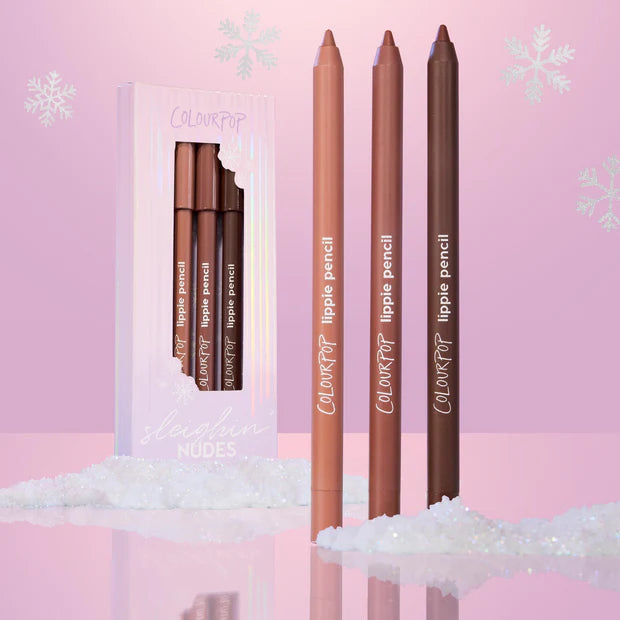 COLOURPOP Sleighin' Nudes Nude lip pencil kit