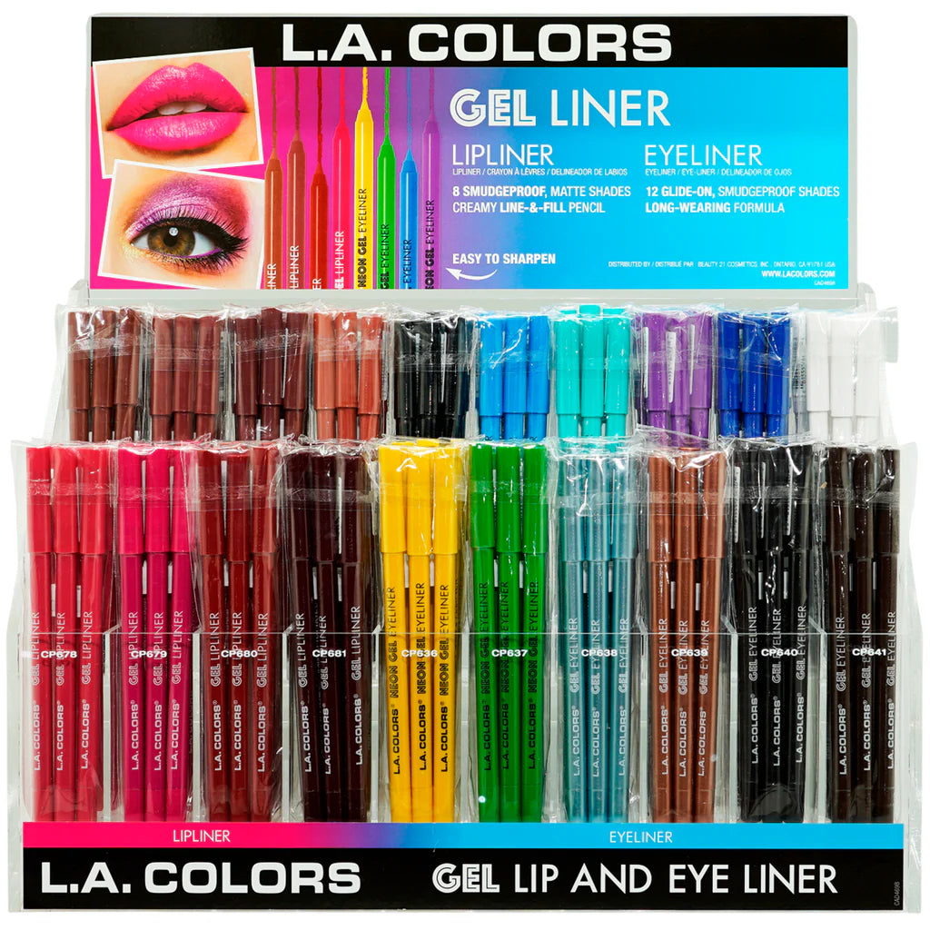 L.A. Colors Delineador de Labios y Ojos en gel