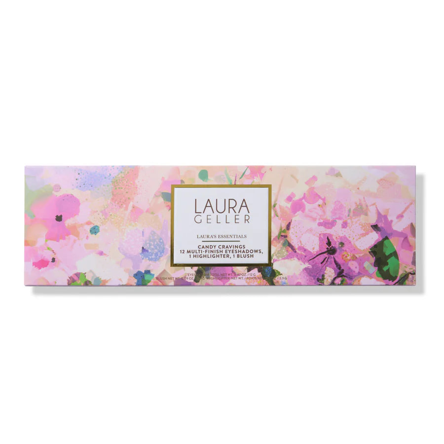 LAURA GELLER  Candy Cravings 12 Multi-Finish Eyeshadows, 1 Highlighter, 1 Blush