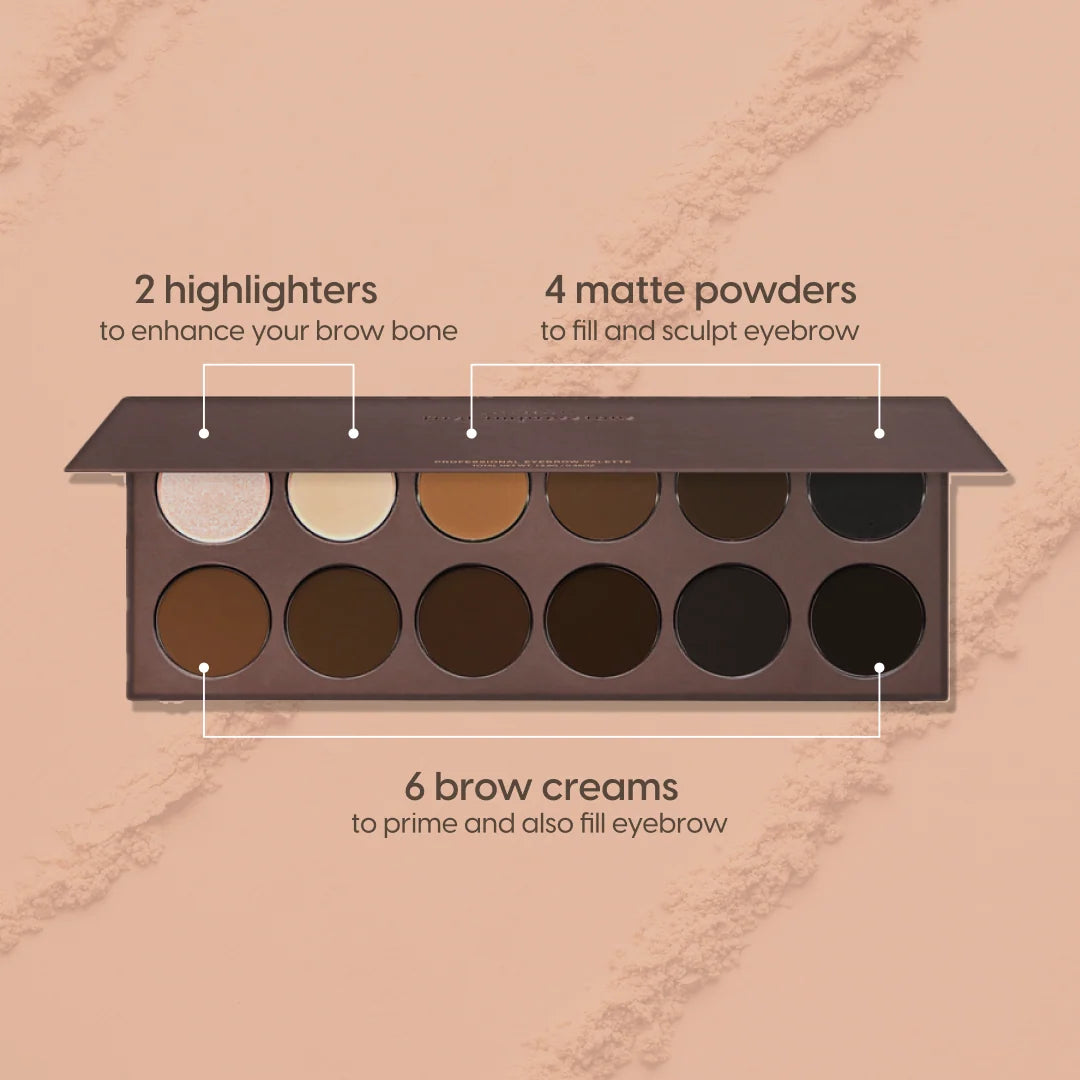 KARA BEAUTY Every Shade of You Gel & Powder Eyebrow Palette