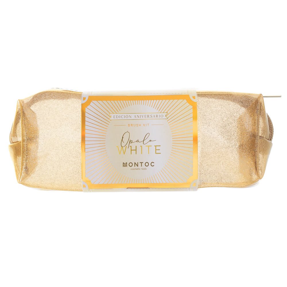 MONTOC COSMETIC KIT DE BROCHAS OPALO WHITE