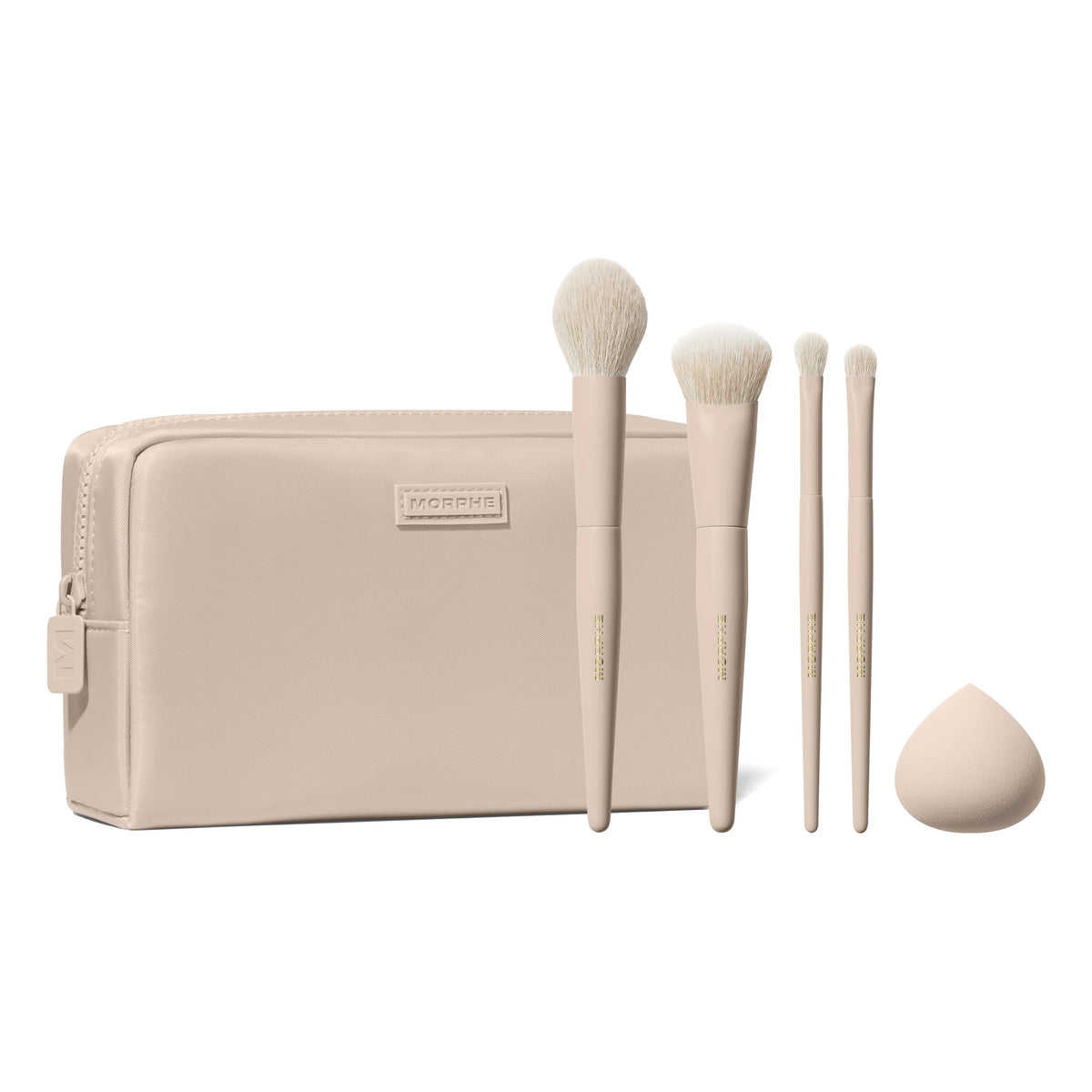 MORPHE Oat Latte 5-Piece Face & Eye Brush Set