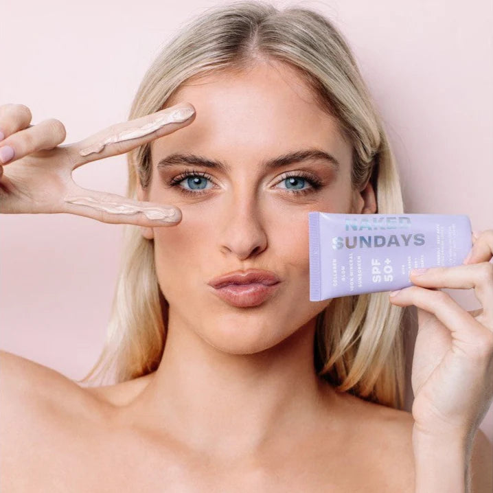 Naked Sundays SPF50+ Collagen Glow 100% Mineral Sunscreen 50ml