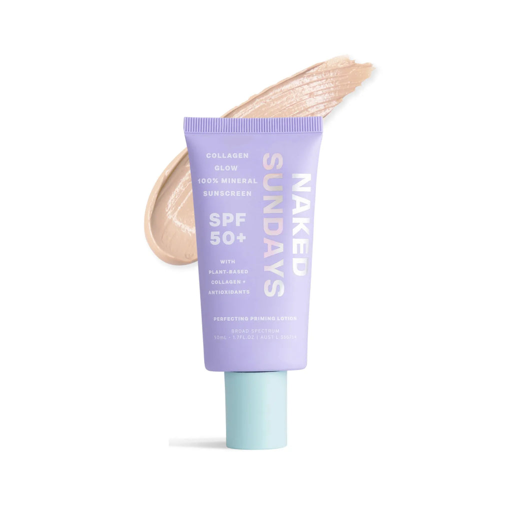 Naked Sundays SPF50+ Collagen Glow 100% Mineral Sunscreen 50ml