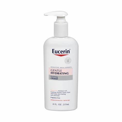 Gentle Hydrating Cleanser, Fragrance Free, 8 fl oz (237 ml) EUCERIN