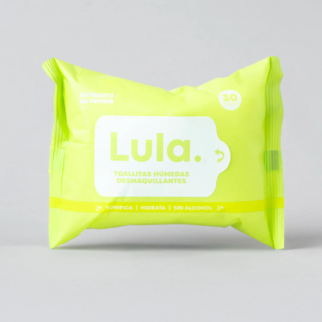 LULA Toallas húmedas Desmaquillantes