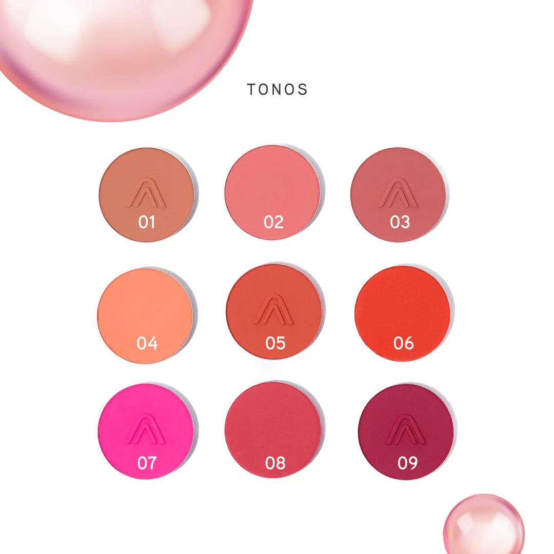 ATENEA PALETA DE RUBORES BLUSHED CHEECKS
