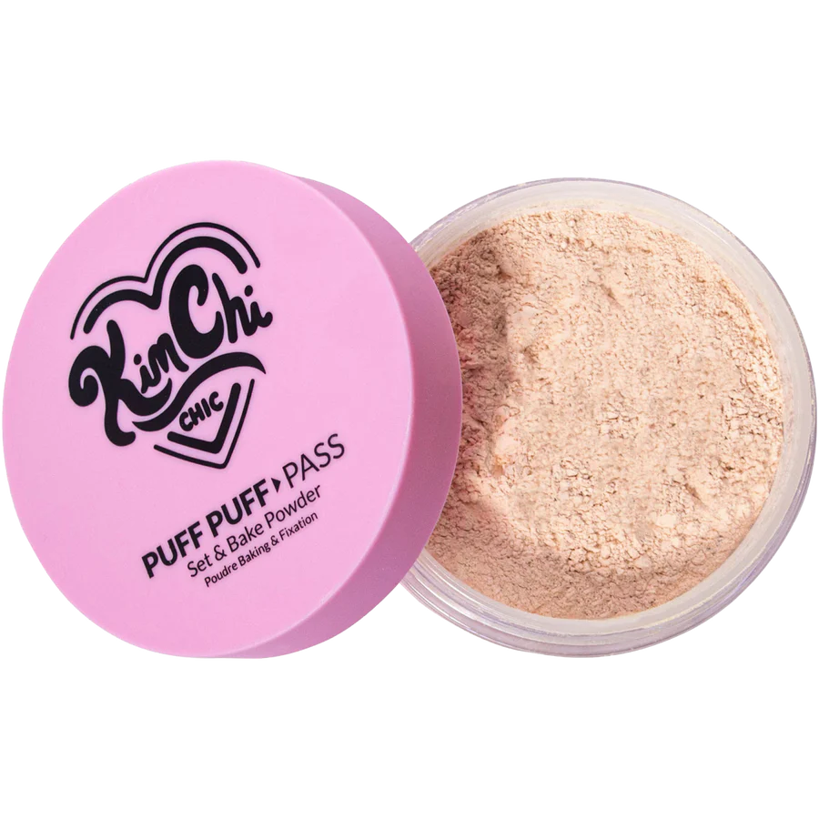 KIMCHI BEAUTY PUFF PUFF PASS SET & BAKE POWDER - 03 TRANSLUCENT