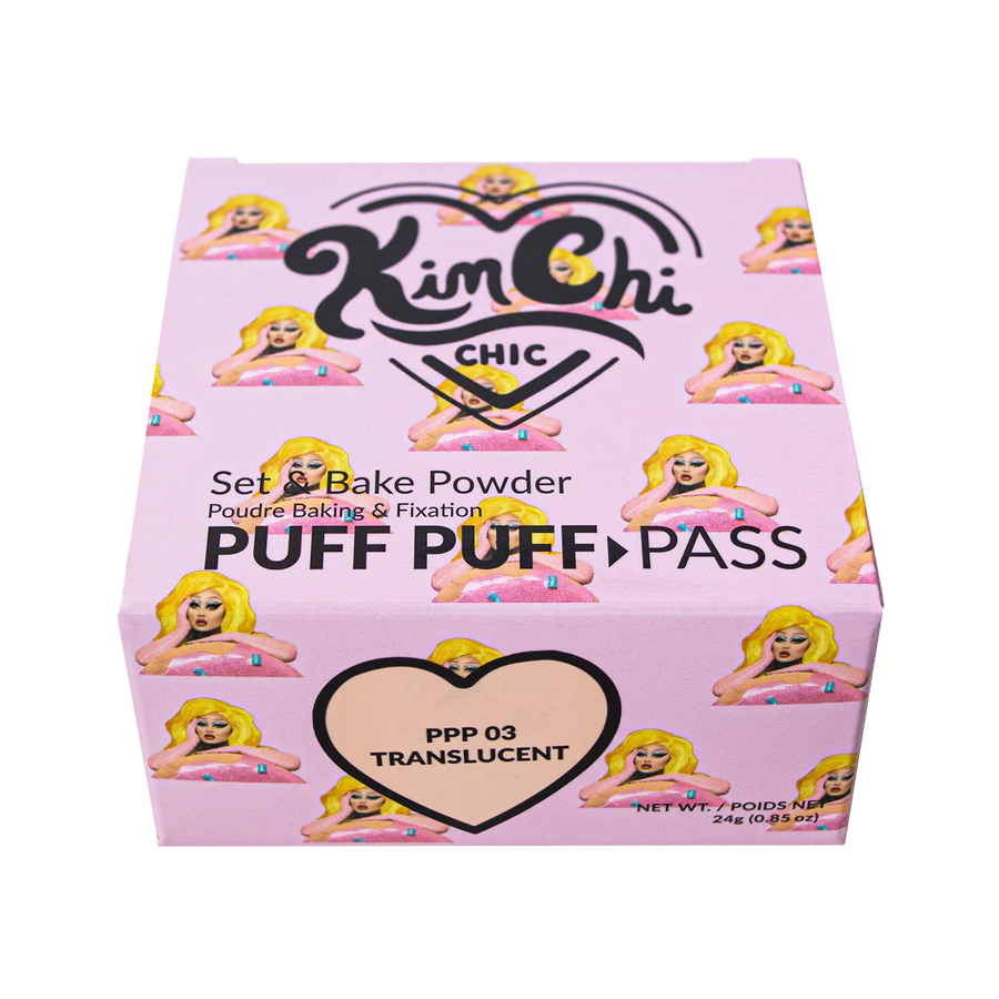 KIMCHI BEAUTY PUFF PUFF PASS SET & BAKE POWDER - 03 TRANSLUCENT