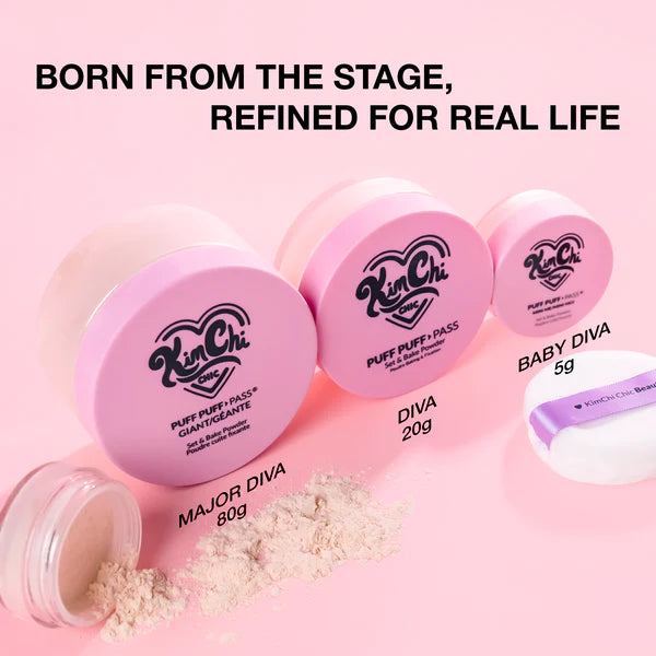 KIMCHI BEAUTY PUFF PUFF PASS SET & BAKE POWDER - 03 TRANSLUCENT