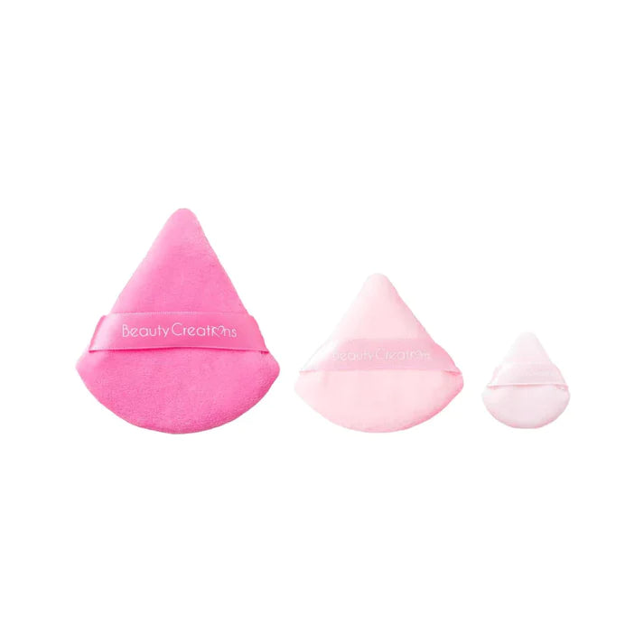 Beauty Creations Borlas Triangulares para Polvo x 3 Puff Puff Trio