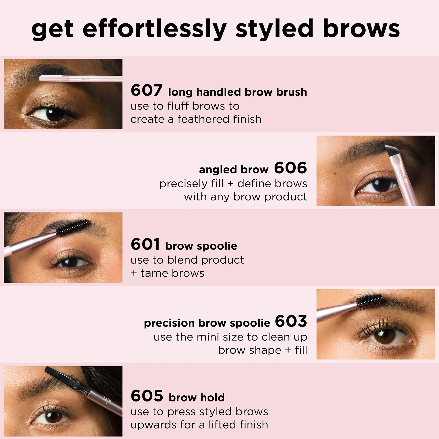Real Techniques Brow Styling Tools Set