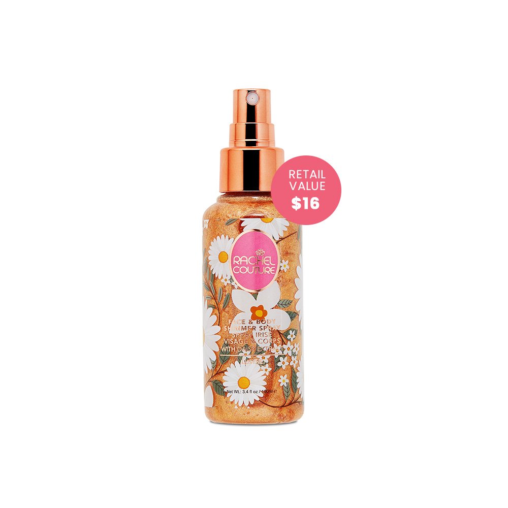 RACHEL COUTURE BEAUTY FACE & BODY SHIMMER SPRAY