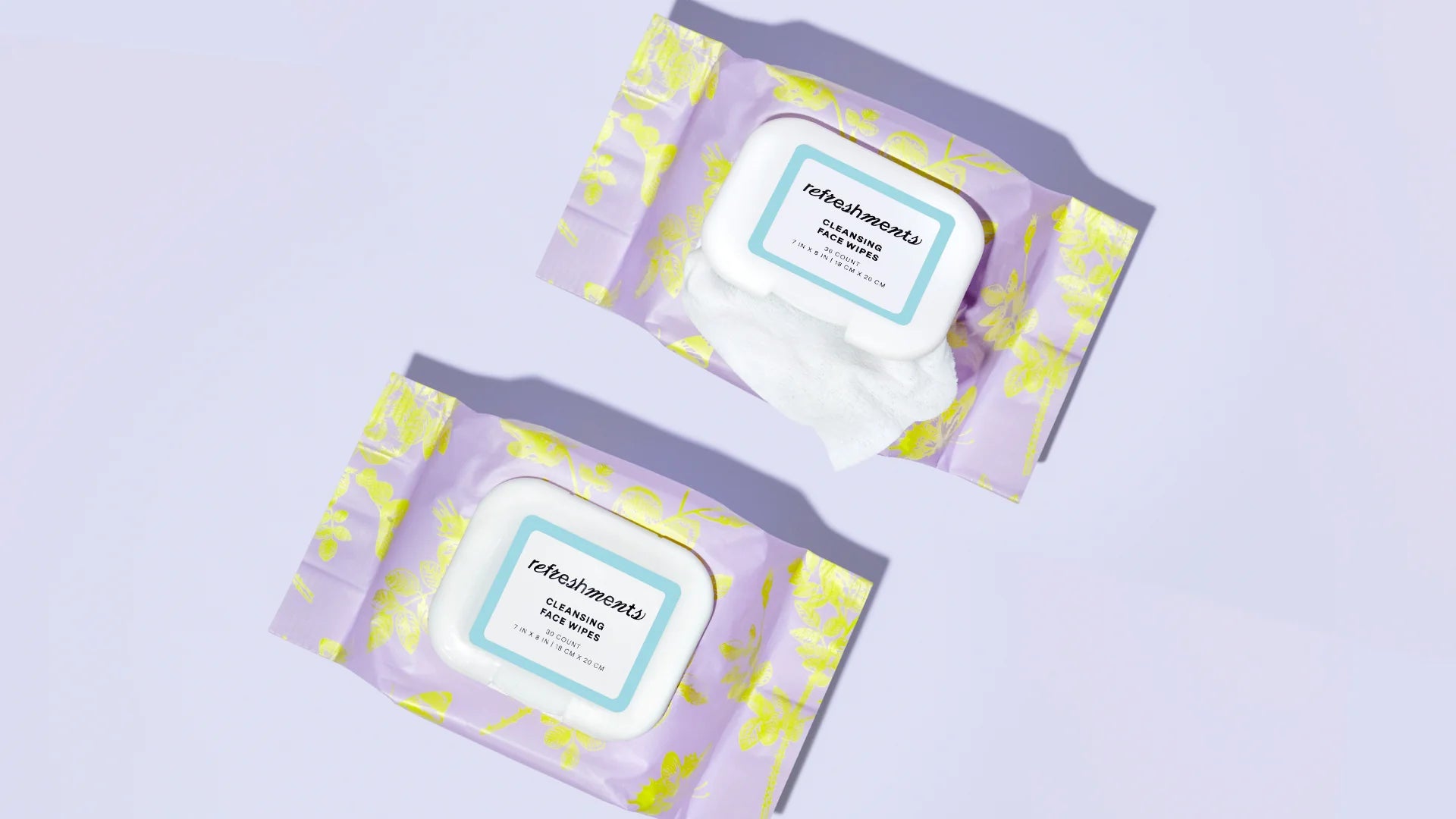 REFRESHMENTS CLEANSING FACE WIPES