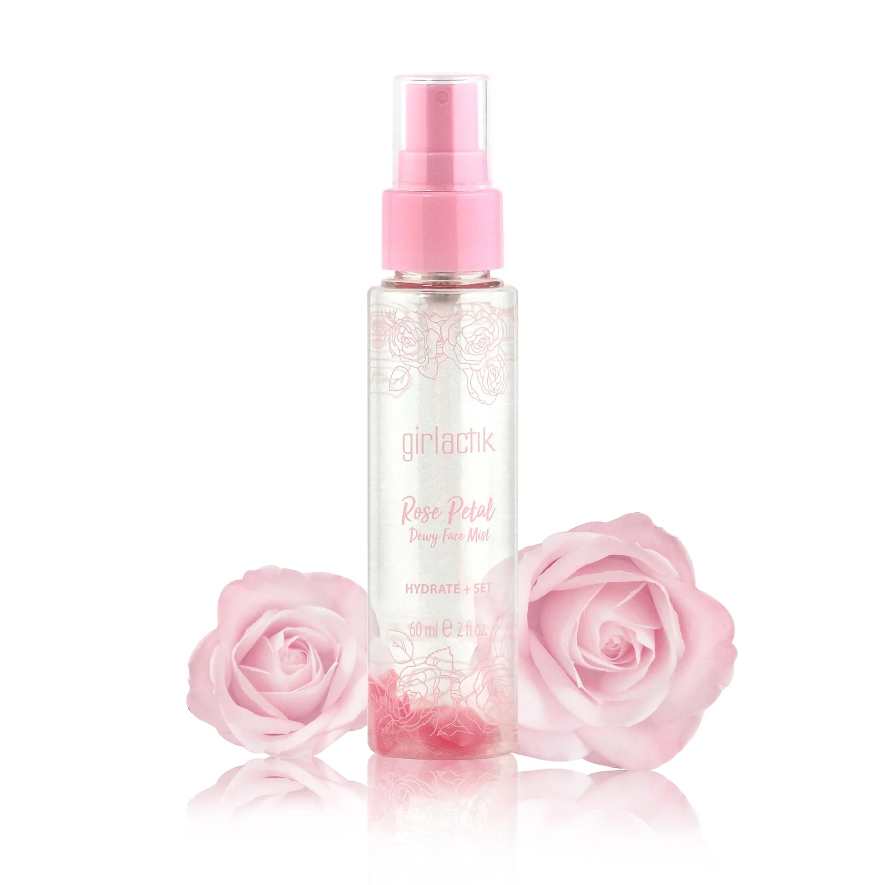 GIRLACTIK Dewy rose petal face mist