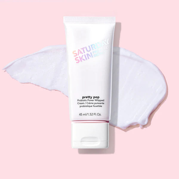 SATURDAY SKIN pretty pop PROBIOTIC POWER WHIPPED CREAM