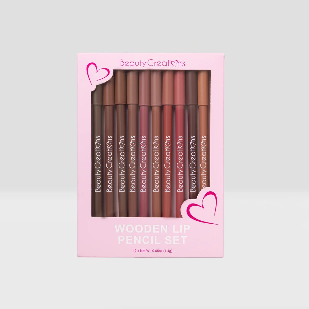 BEAUTY CREATION Wooden Lip Pencil Set