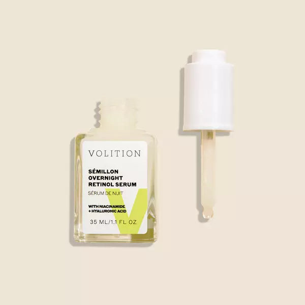 VOLITION BEAUTY Sémillon Overnight Retinol Serum with Niacinamide + Hyaluronic Acid