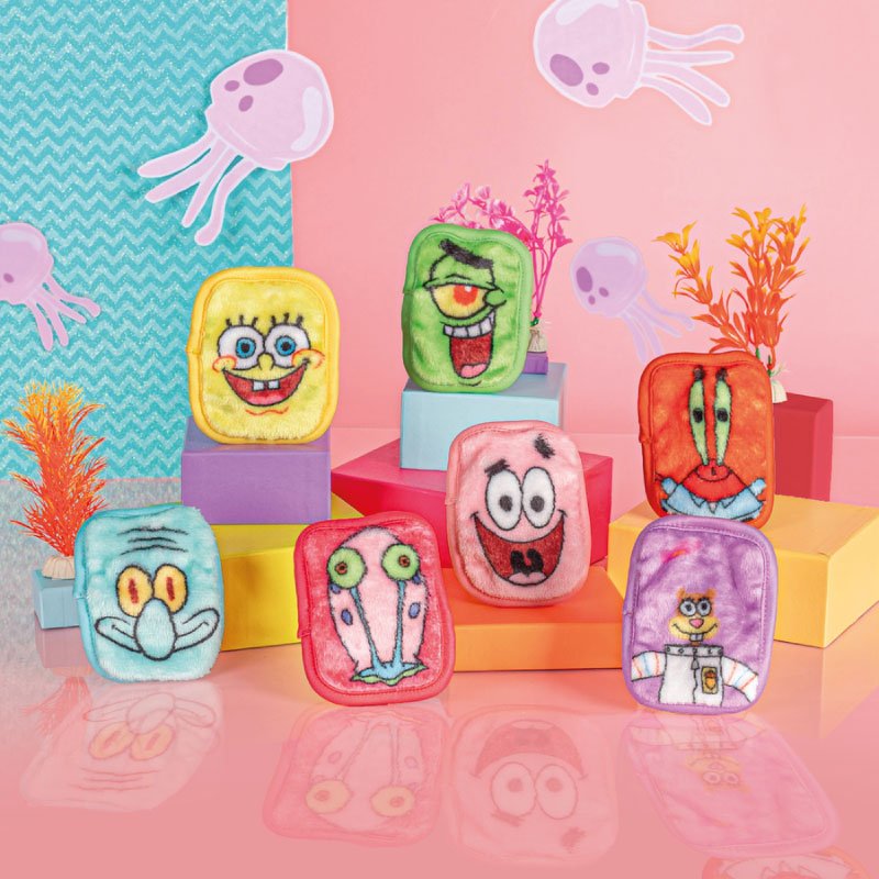 SpongeBob 7-Day Set MAKEUP ERASER