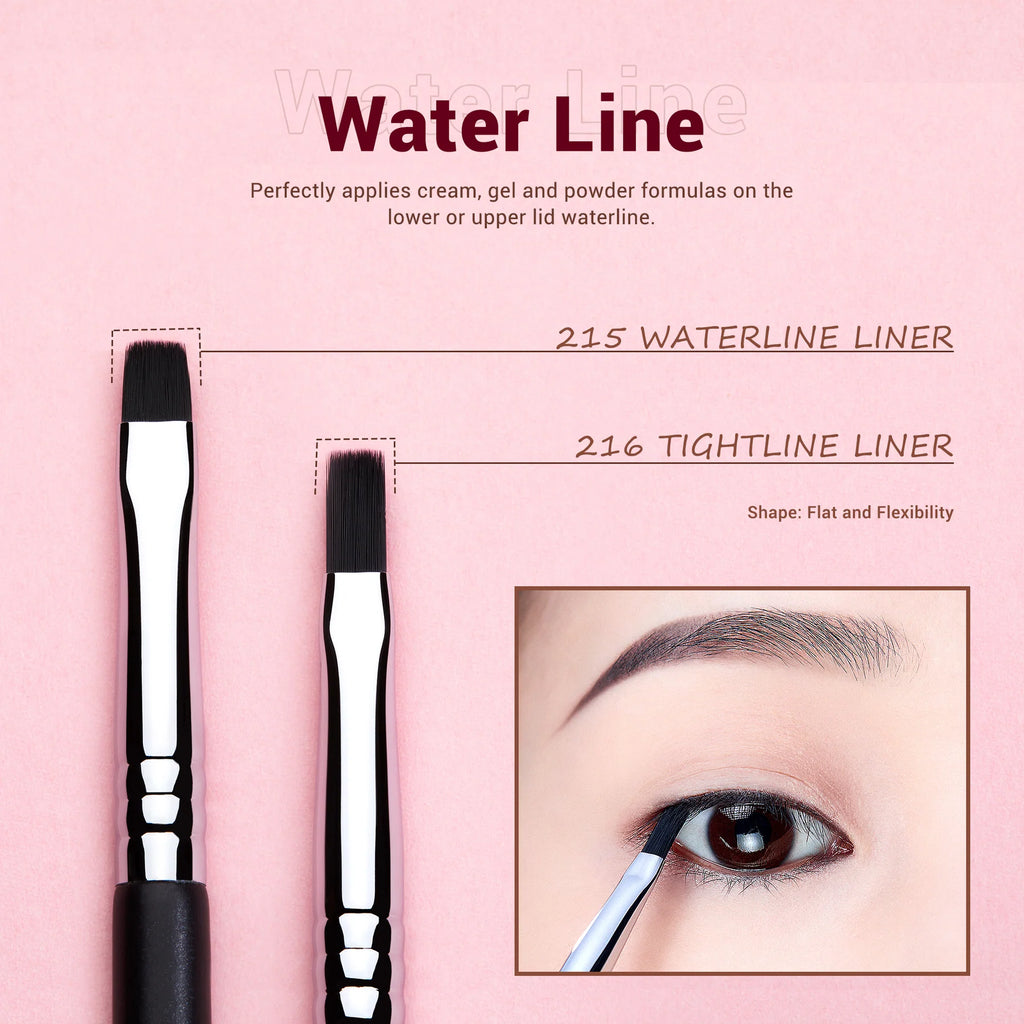 JESSUP Professional Makeup Eyeliner Brush Set 11pcs T324