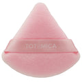 Esponjas Puff de Polvo Terciopelo Triangular Rosa Totémica x 2