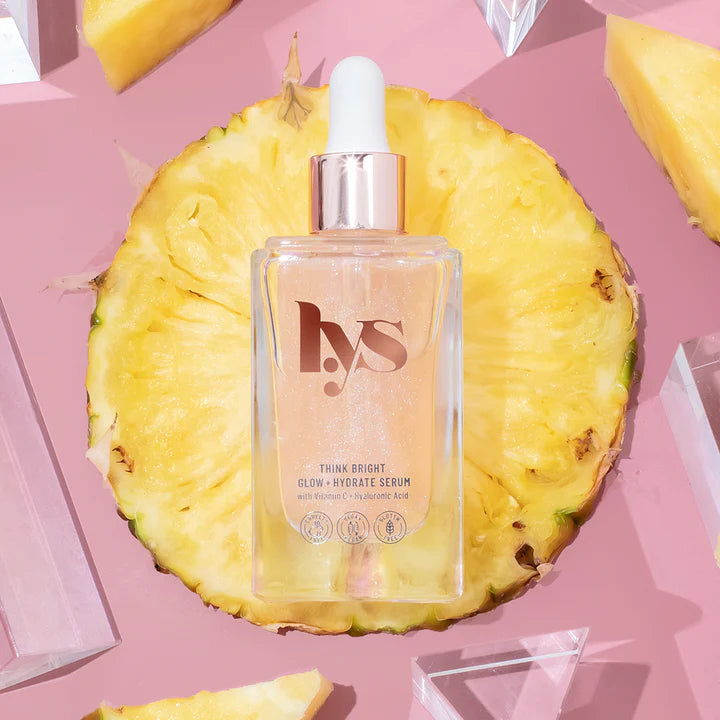 LYS Beauty THINK BRIGHT GLOW + HYDRATE SERUM WITH VITAMIN C & HYALURONIC ACID
