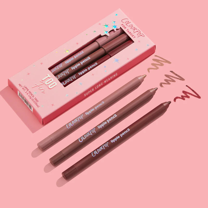 COLOURPOP TOO FIRE lippie pencil kit