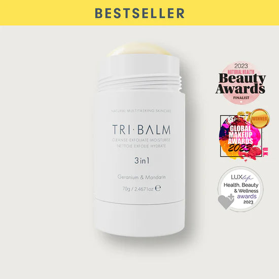 Natural Multitasking Skincare Tri-Balm Stick
