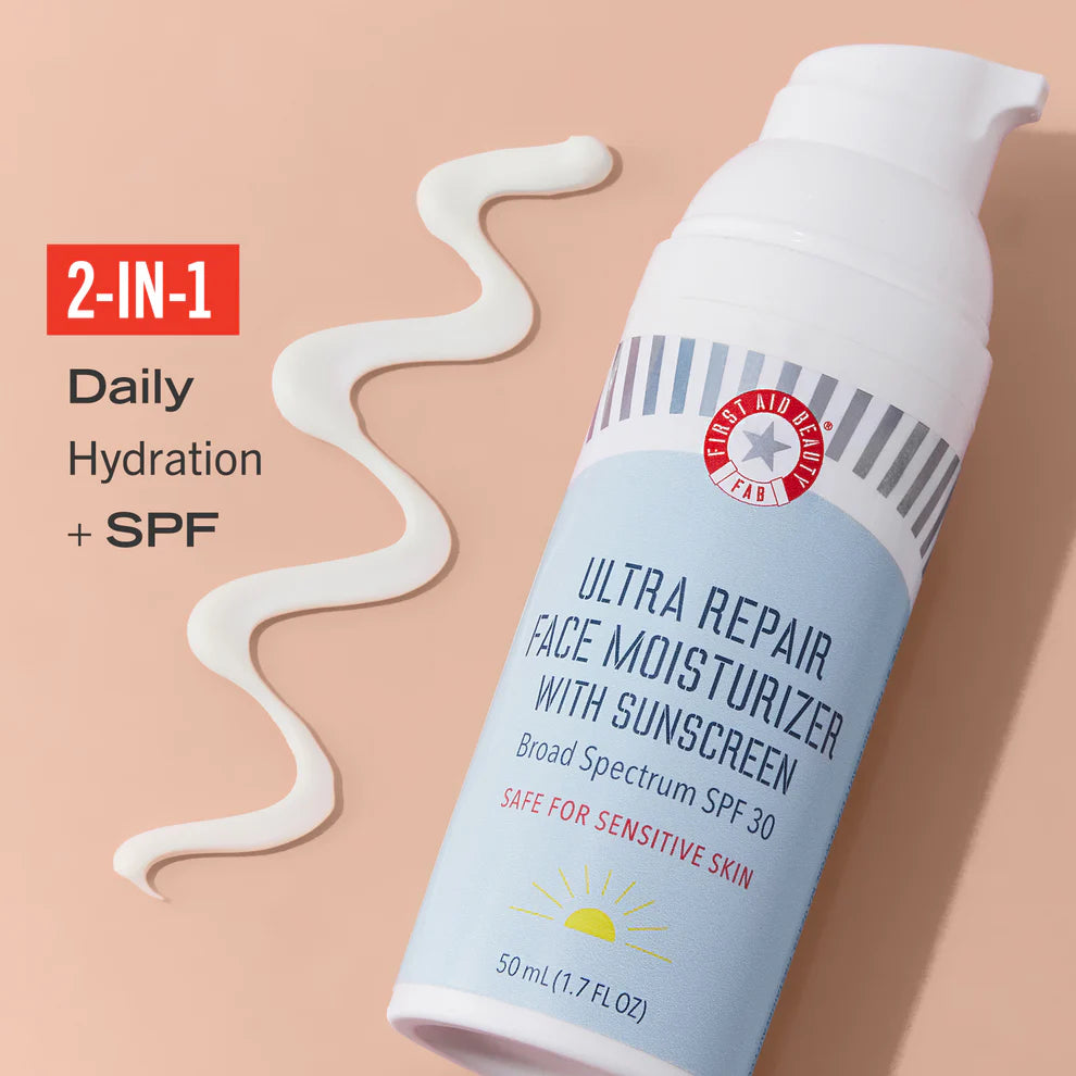 First Aid Beauty Ultra Repair Face Moisturizer with Sunscreen Broad Spectrum SPF 30 - 50m l