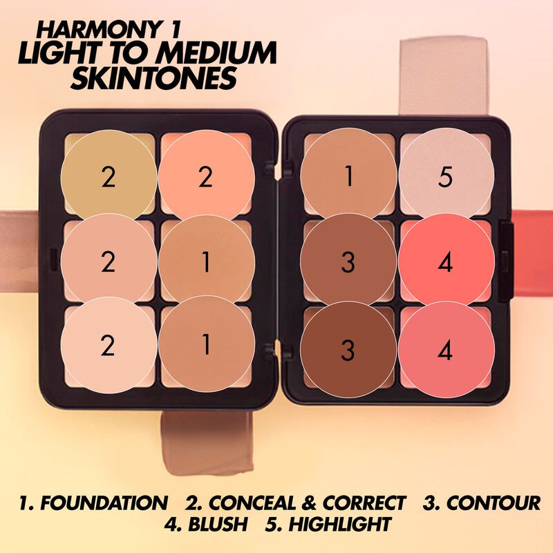 Make Up For Ever HD Skin All In One Palette Harmony 1