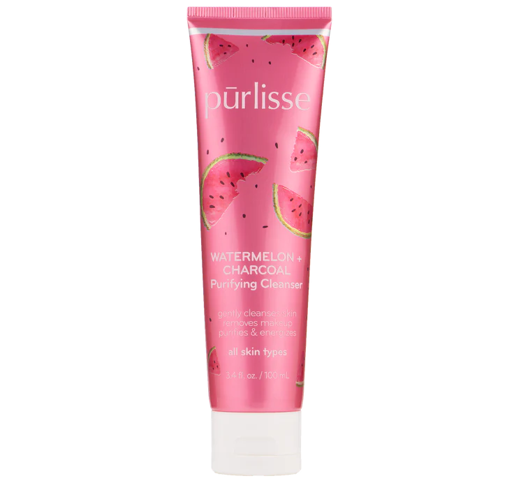 Purlisse Pink Charcoal + Watermelon Purifying Cleansing Milk