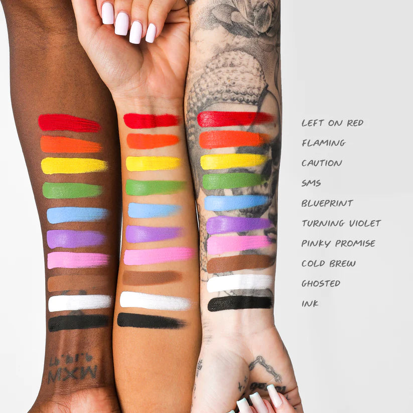 Painted by James Charles CREATE PAINT caution