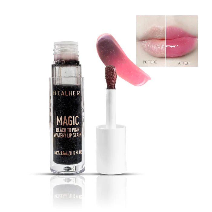 RealHer Magic Black To Pink Lip Stain