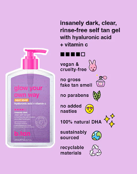 B.TAN glow your own way next level bundle