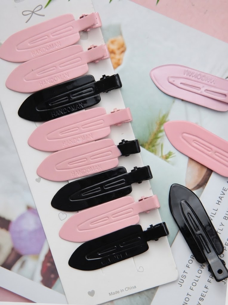 Pinzas para el cabello de metal x 4 UND