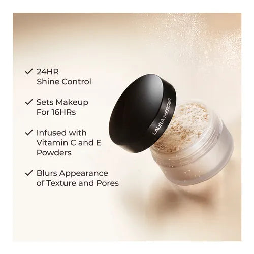 Laura Mercier Indulgent Icons Translucent Loose Setting Powder & Puff Duo (Holiday Limited Edition)