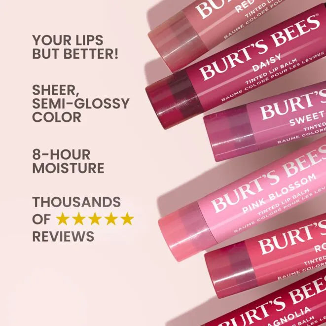 BURTS BEES Tinted Lip Balm color: Daisy
