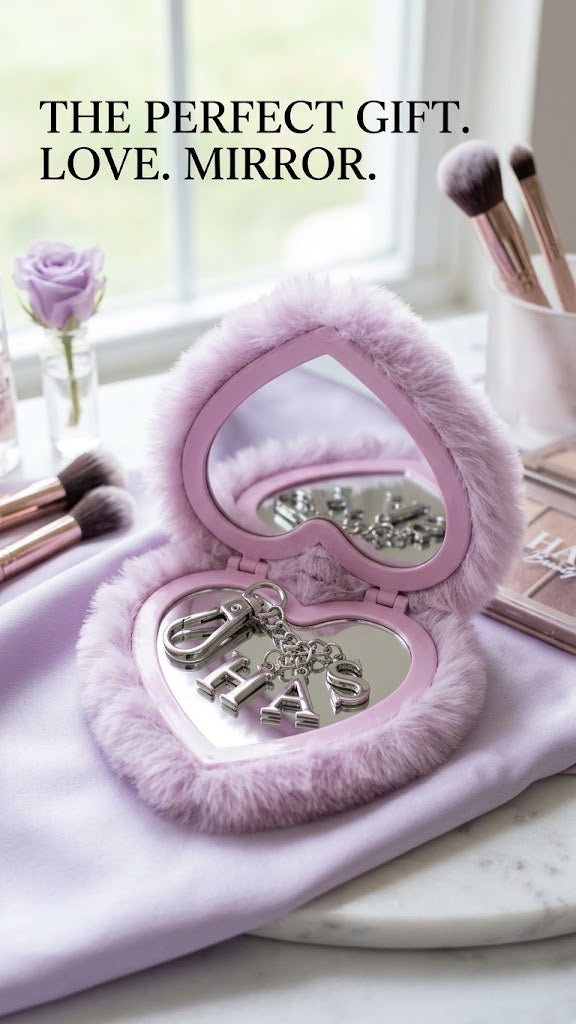 huda beauty Ultra Snatched Faux Fur Mirror